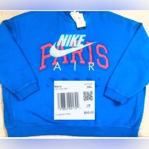 NEW..MEN 3XL OVERSIZED FIT NIKE AIR TOKYO SWEATER(EMBROIDERED NIKE AIR LOGO)